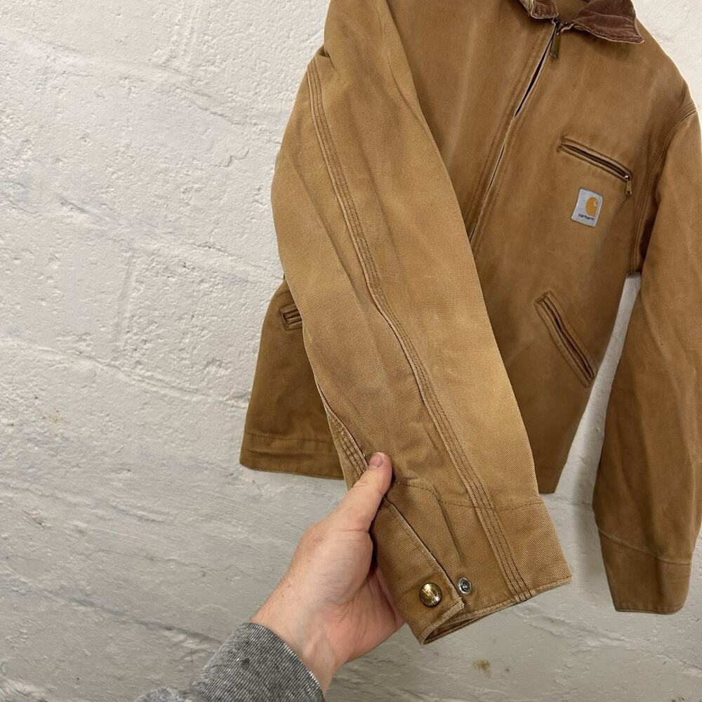 Vintage Carhartt Unlined Detroit Jacket “Brown” JU1216 J97 - Picture 10 of 14